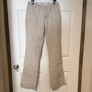 Maurices Beige Wide-Leg Jeans
